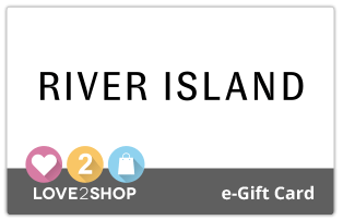 River Island e-Gift Card - available via Love2shop