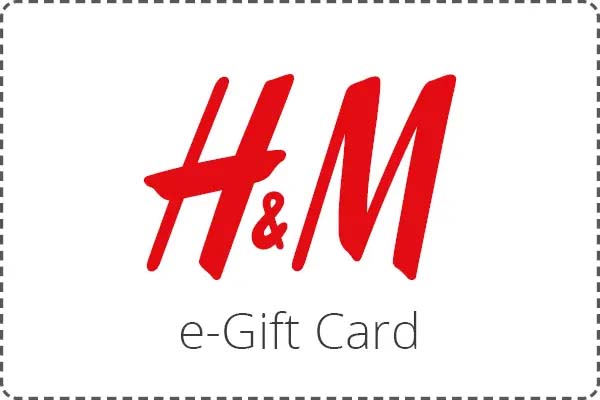 H&M e-Gift Card - available via Love2shop