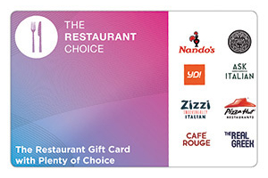 Restaurant Choice Gift Card