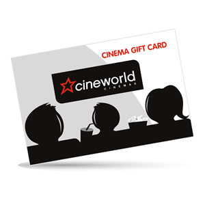 Cineworld Gift Cards | Orders from £20 to £10K | Next Day & Free Delivery